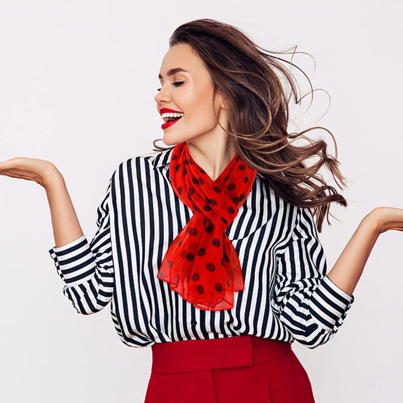 E-Clover Herebuy - Unique Women's Floral Scarves: Chiffon Flowers & Birds Printed Scarf - Image 2